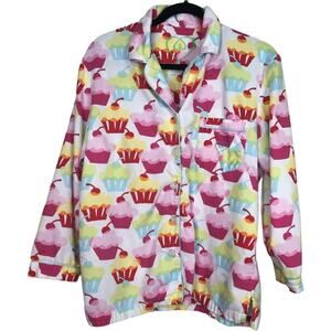 Victoria Secret Cupcake print Long sleeve pajama s